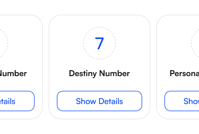 Numerology Reading Widgets